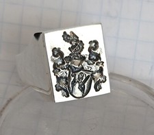 Bischof Ring  Wappenring 925