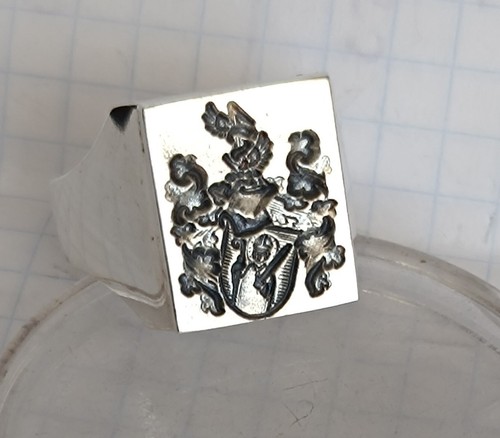 Bischof ring wappenring 925 - ,