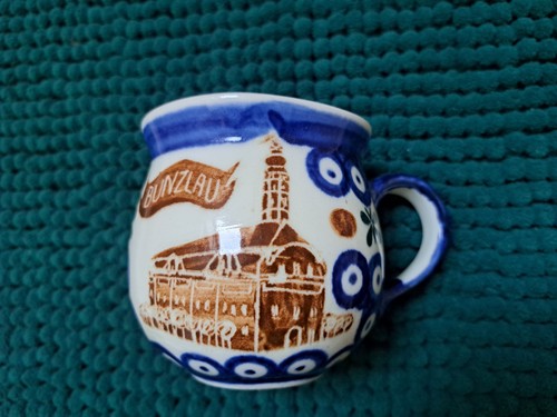 Bunzlauer keramik becher - bunzlauer,