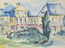 AQUARELL MALEREI GERAHMT