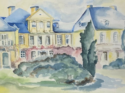 Aquarell malerei gerahmt - aquarell,
