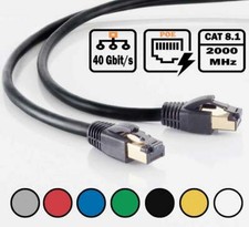 CAT8 Netzwerkkabel LAN DSL Ethernet Netzwerk Patchkabel RJ45 Kabel PIMF LSZH