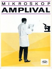 CARL ZEISS JENA Prospekt MIKROSKOP AMPLIVAL Broschüre von 1968 (Y5146