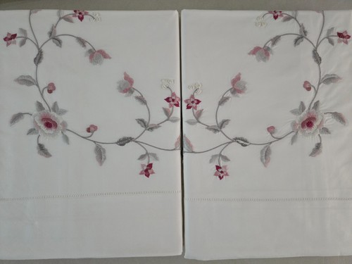 Besticktes bettwäsche set - set, aus