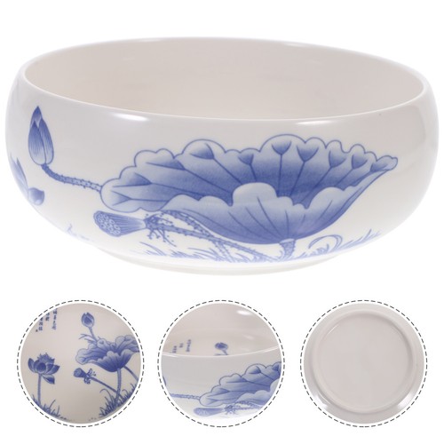 Hand painted ceramic - hand, brush