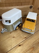 Schleich auto pferdeanhänger - auto,