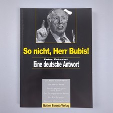 So nicht Herr Bubis - Peter