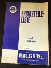 Ersatzteilliste Hercules K50