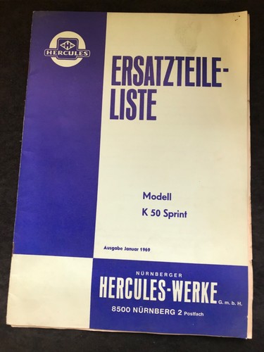 Ersatzteilliste hercules k50 - ersatzteilliste,