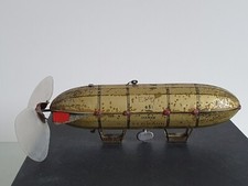 Lehmann Zeppelin EPL I 651 Uhrwerk Gondeln Propeller Blechspielzeug D.R.G.M 1905