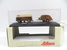 1:72 Schuco Junior Line VW T1 Bus mit Wohnanhänger #9101