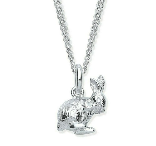 Sterling silber hase kaninchen - silber,