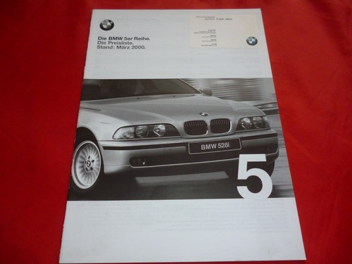 Bmw 5er e39 - limousine, touring