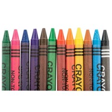 12x Fettkreide Wachsmalstifte