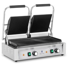 Doppel kontaktgrill geriffelt - doppel,