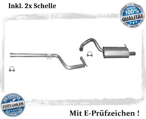 Auspuffanlage für chrysler - für, pt