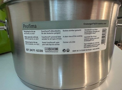 Wmf topf 24cm silber - 6l,