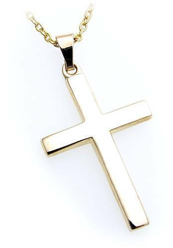 Anhänger kreuz echt gold 585 - anhänger,