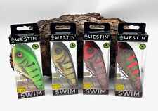 Westin Swim Glidebait 12cm 53g Suspending 3D 4 NEUE Farben Jerkbait Swimbait NEW