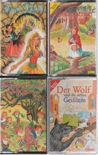 Schneewittchen - Frau Holle - Rotkäppchen - 7 Geißlein - Hörbuch - 4x Märchen MC