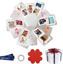 Explosionsbox Geburtstag Überraschungsbox Bastelset Fotobox DIY Geschenk groß