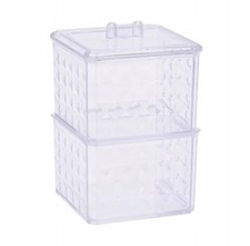Kosmetik Organizer Wattestäbchen transparent 2 Stück