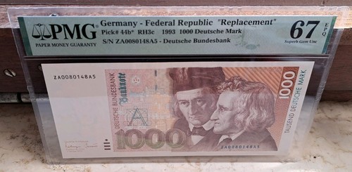 1000 d mark schein - dm,