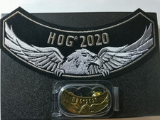 Harley-Davidson HOG Aufnäher Patch Harley Owners Group + Pin - 2020