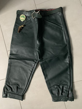 Lederhose Bundlederhose Glattleder ungetragen Vintage Ledertaschen, BW 66cm