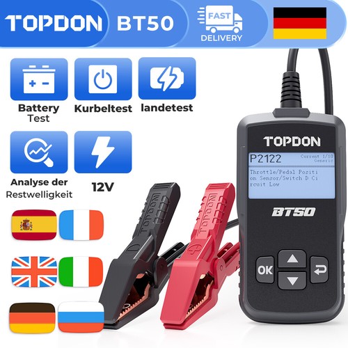 Topdon bt50 12v auto - bt50,