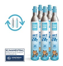 Tauschzylinder 5 x 425g (60l) voll gg. leer Co2 Kohlensäure Füllung Versand frei