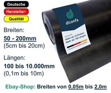 Gummimatte Feinriefenmatte 3mm - 0,05 bis 0,2m breit Gummi Bodenbelag Meterware