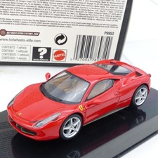 Hot Wheels 1:43 P9953 Ferrari 458 Italia rot in OVP EX7837