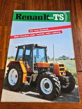 RENAULT Serie TS 8-14 77-14 TS Traktor Schlepper Prospekt Brochure c