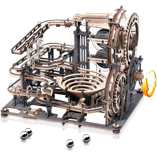 Holzpuzzle murmelbahn 3d - murmelbahn,,