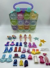 Polly Pocket 2004 Tragbarer Koffer Bubbles Inkl. Puppen & Zubehör Sammler Bunt