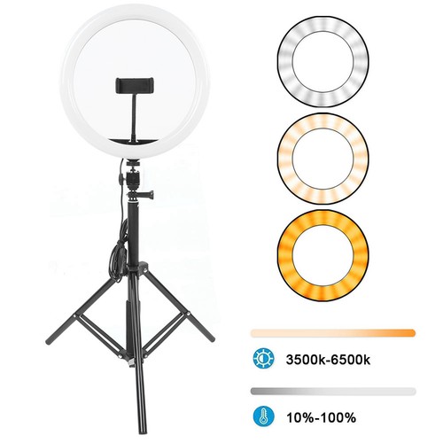 Dimmbare led ringleuchte - 12'', led-ringleuchte