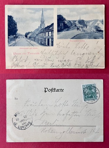 Pritzwalk 1901 blick - ak,