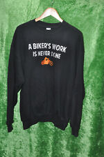Einzelstück Stickerei   Sweater Sweatshirt   Biker Rocker XL Harley gestickt