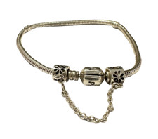 PANDORA Armband mit Komfortkette Sicherheitskettchen 925 er Silber 20 cm