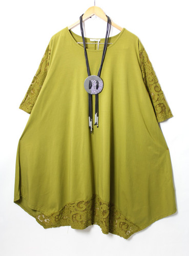 Moonshine tunika kleid spitze - moonshine,