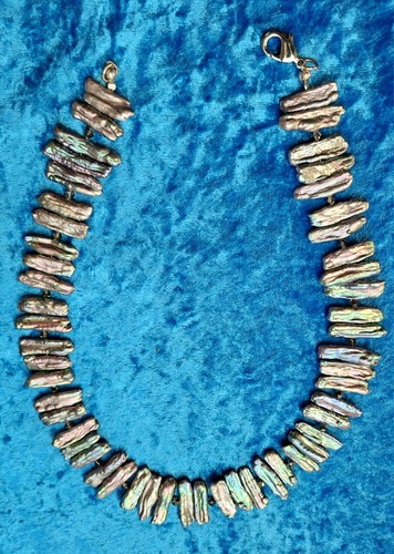 Süsswasserperlen biwa collier - biwa,