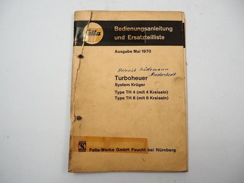 Fella th4 th6 turboheuer - th4,