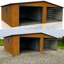 Blechgarage 7x5 m Carport