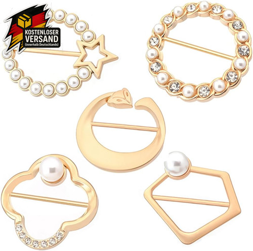 Perlen-Strass-Kleiderclips