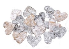 200 Stk Birkenherzen WEISS