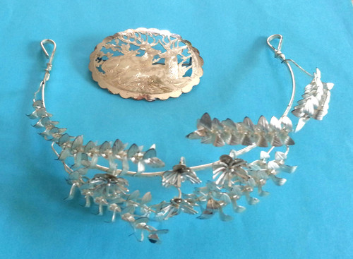 Silberhochzeit schmuckset - silberhochzeit,