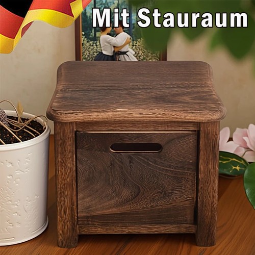 Sitzhocker mit stauraum holz - sitzhocker,