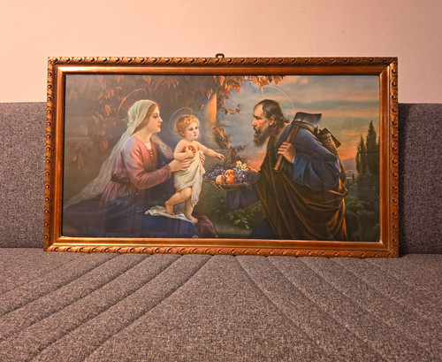 Gerahmtes wandbild heilige - wandbild,