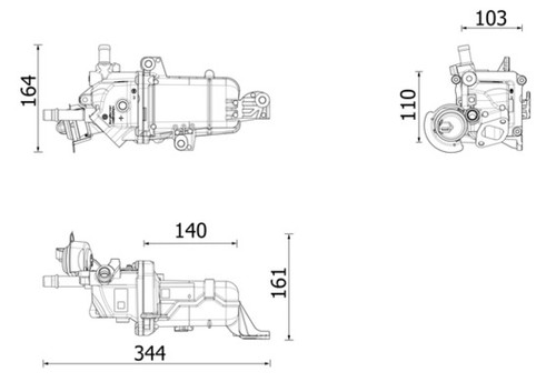 Mahle agr kühler ohne - agr-kühler,